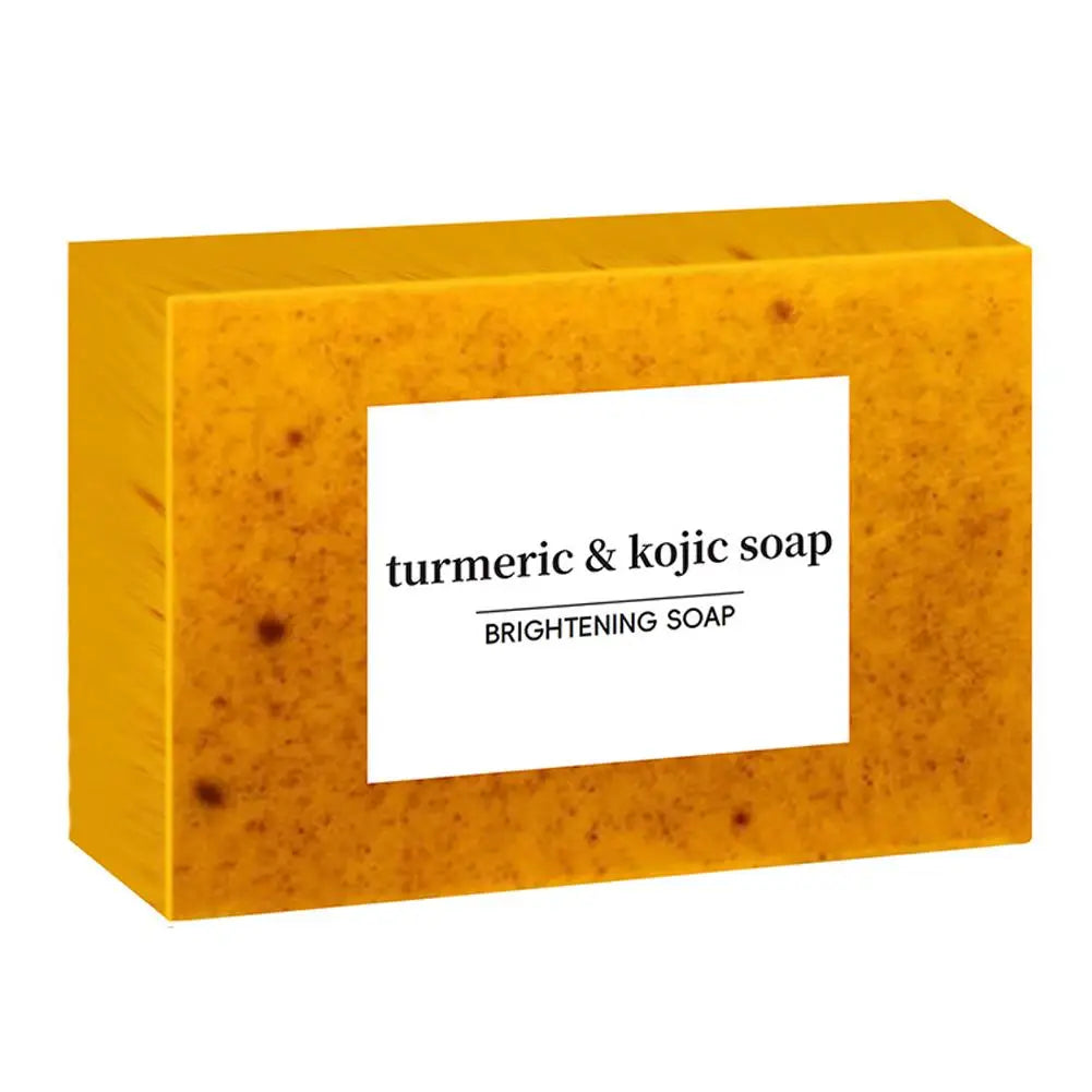 2Pcs Turmeric Soap Face Cleansing anti Acne Skin Care Lightening Face Remove Pimples Dark Spots Lightening Handmade Soap