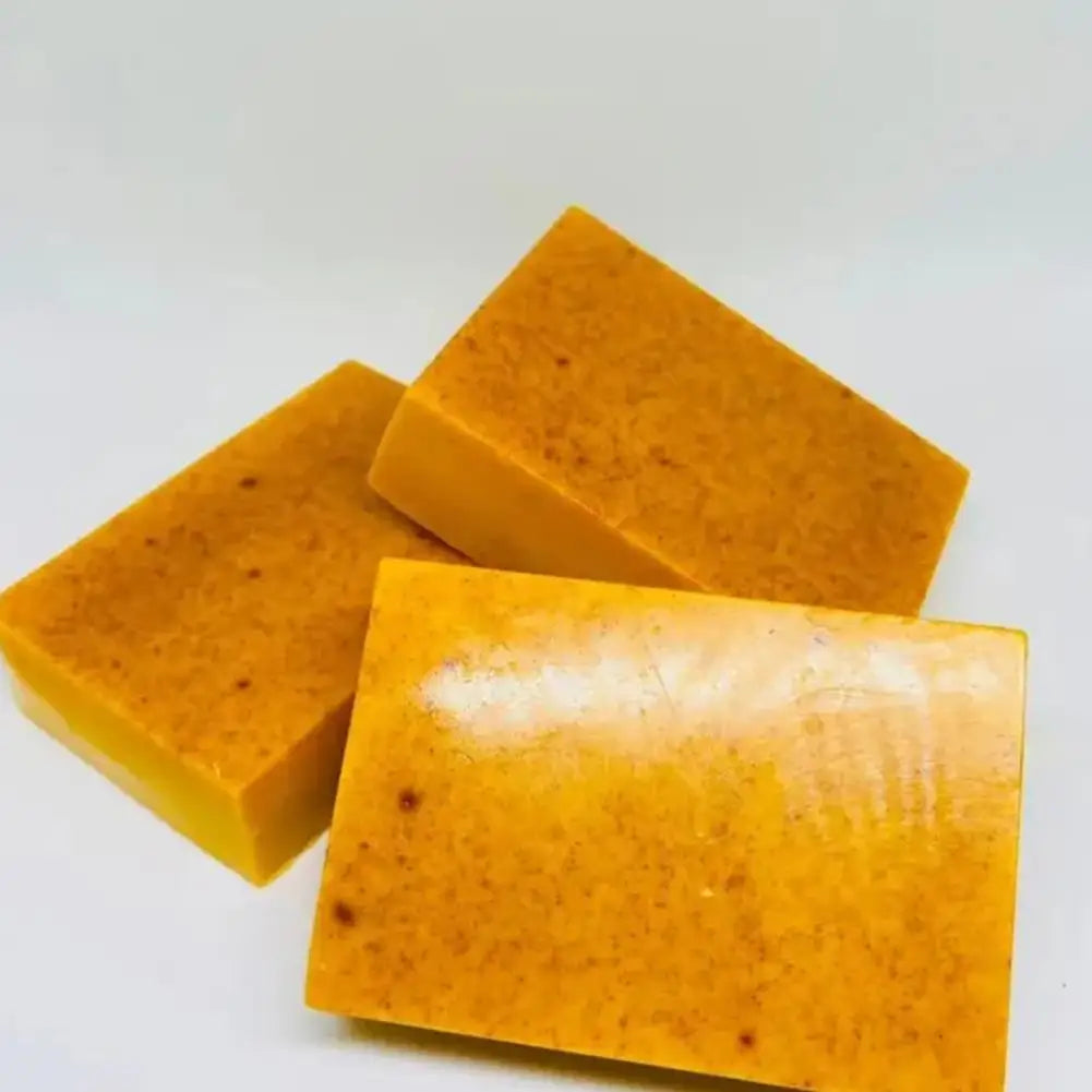 2Pcs Turmeric Soap Face Cleansing anti Acne Skin Care Lightening Face Remove Pimples Dark Spots Lightening Handmade Soap